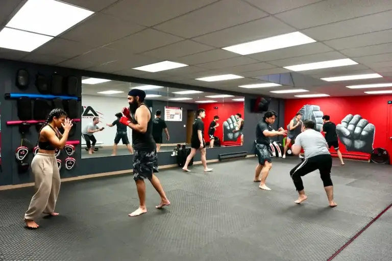 kickboxing-class-light-sparring-richmond-vancouver-art-of-kickboxing