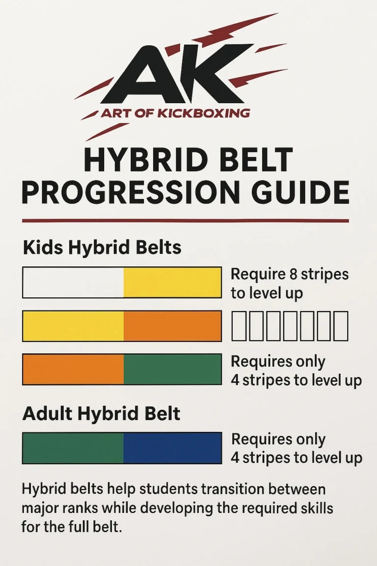 art-of-kickboxing-hybrid-belt-progression-guide