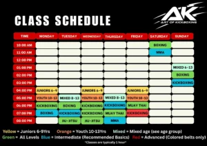 art-of-kickboxing-class-training-schedule-richmond-bc-vancouver