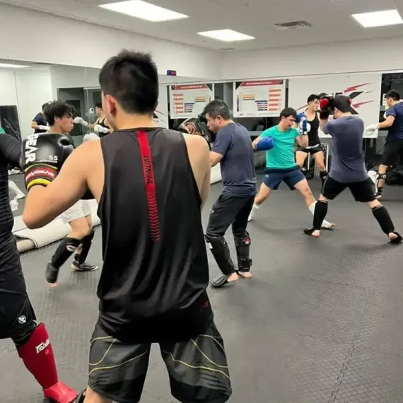 Kickboxing Class Training. Richmond BC, Metro Vancouver